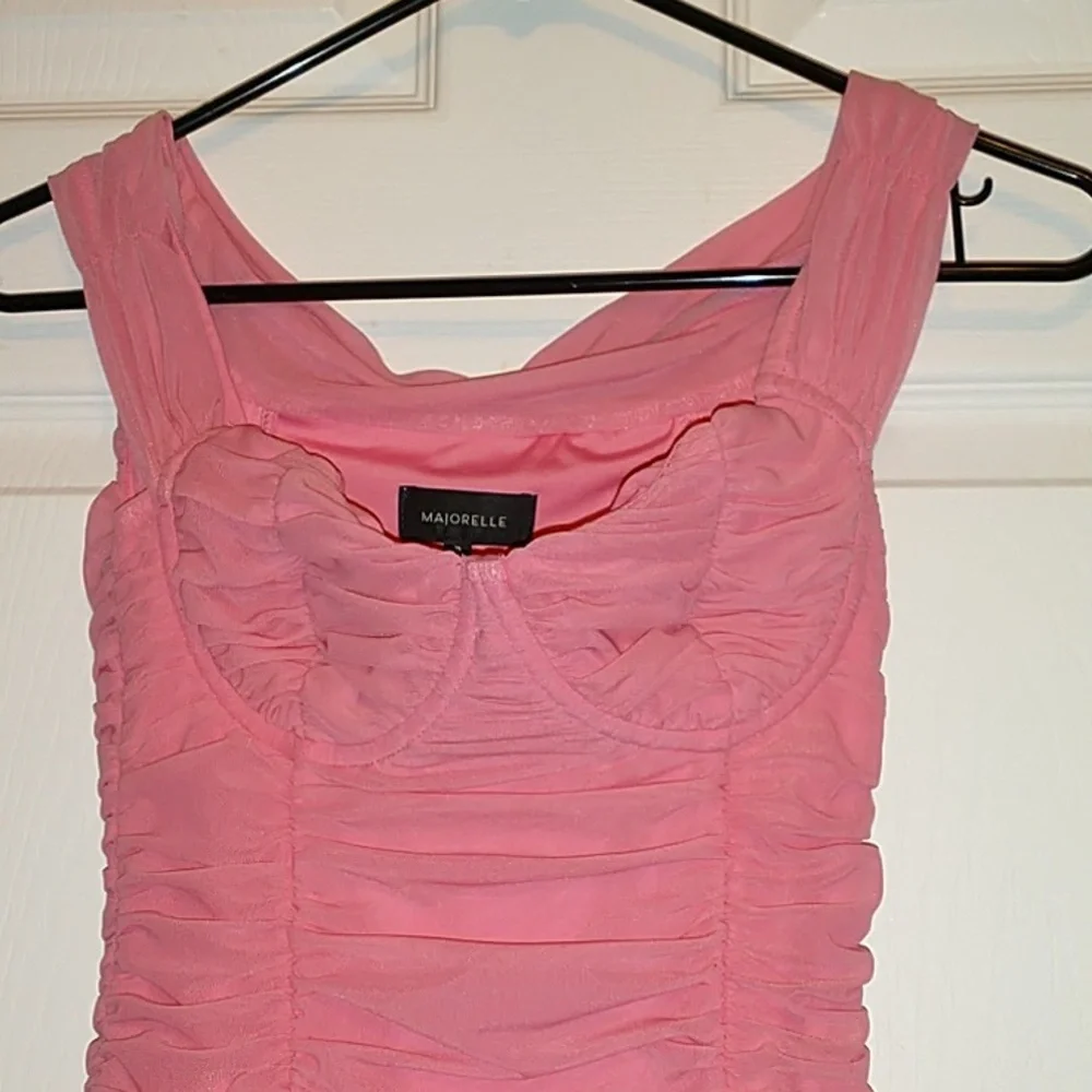 Revolve , Majorelle Tabitha Midi Dress In Bubblegum - Picture 5 of 6